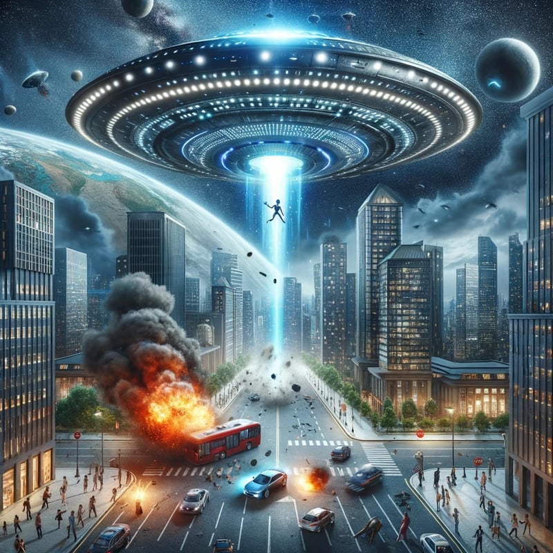 Dystopian Future City